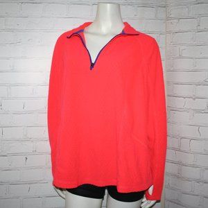 Bright coral sweater by Tek Gear 1X